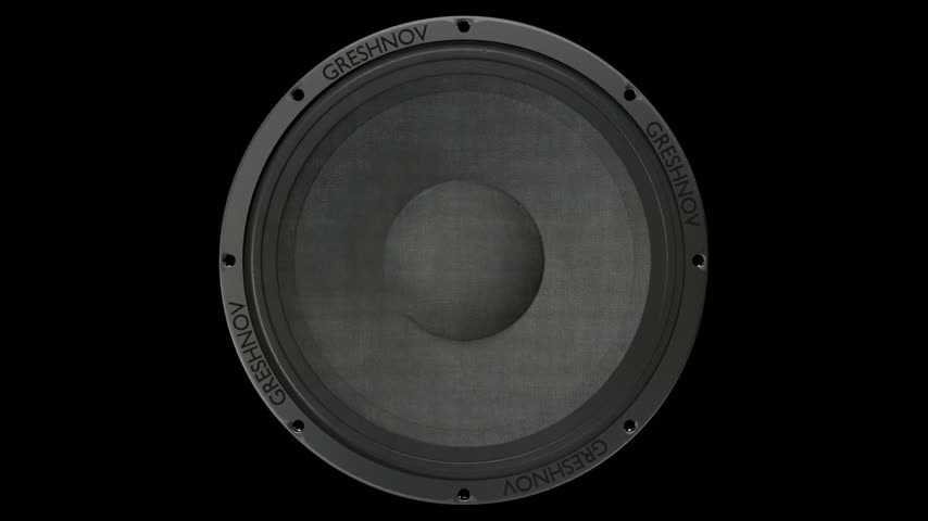 Loudspeaker — render 2